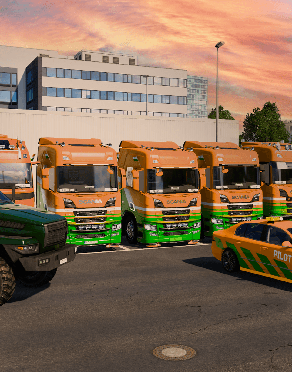 Enjoy seamless travel with a choreographed convoy straight to the depot.